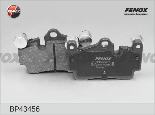 Комплект тормозных колодок, дисковый тормоз FENOX BP43456
