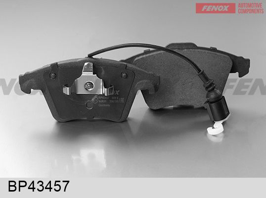 Комплект тормозных колодок, дисковый тормоз FENOX BP43457