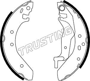 Комплект тормозных колодок TRUSTING 007017