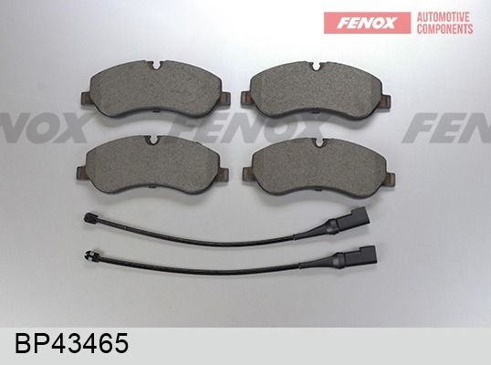 Комплект тормозных колодок, дисковый тормоз FENOX BP43465