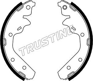 Комплект тормозных колодок TRUSTING 023003