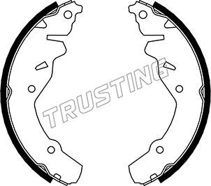 Комплект тормозных колодок TRUSTING 023004