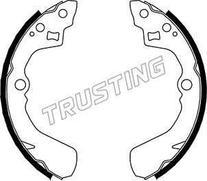 Комплект тормозных колодок TRUSTING 026345