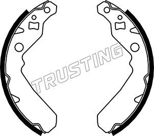 Комплект тормозных колодок TRUSTING 026354