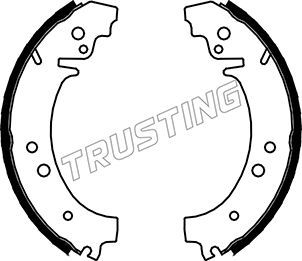 Комплект тормозных колодок TRUSTING 034076