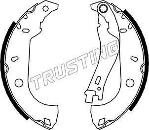 Комплект тормозных колодок TRUSTING 034091