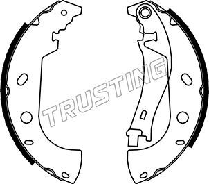 Комплект тормозных колодок TRUSTING 034099