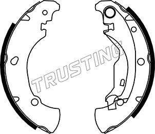 Комплект тормозных колодок TRUSTING 034100