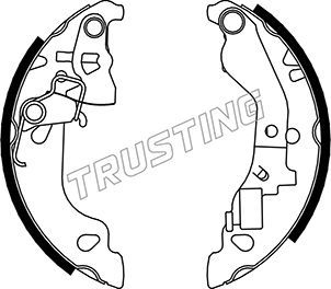 Комплект тормозных колодок TRUSTING 034103Y