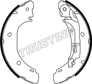Комплект тормозных колодок TRUSTING 034106
