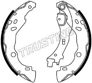 Комплект тормозных колодок TRUSTING 034109