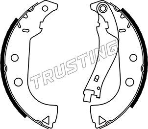 Комплект тормозных колодок TRUSTING 034111