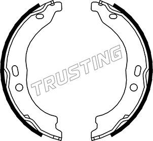 Комплект тормозных колодок, стояночная тормозная система TRUSTING 034118