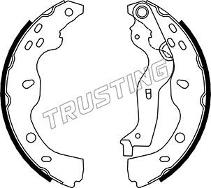 Комплект тормозных колодок TRUSTING 034119