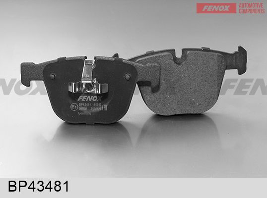 Комплект тормозных колодок, дисковый тормоз FENOX BP43481