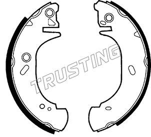 Комплект тормозных колодок TRUSTING 040140