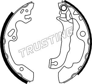 Комплект тормозных колодок TRUSTING 040146