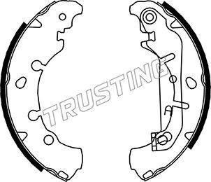 Комплект тормозных колодок TRUSTING 040149