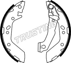 Комплект тормозных колодок TRUSTING 046205
