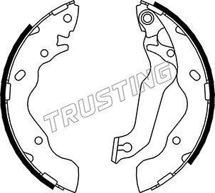 Комплект тормозных колодок TRUSTING 046206