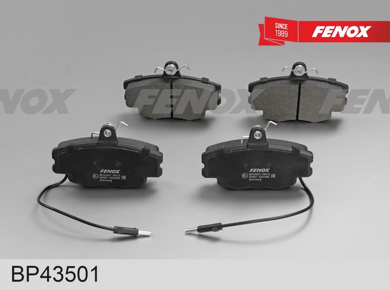 Комплект тормозных колодок, дисковый тормоз FENOX BP43501