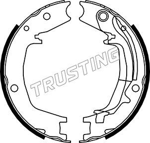 Комплект тормозных колодок, стояночная тормозная система TRUSTING 046215Y