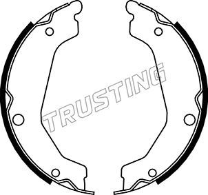 Комплект тормозных колодок, стояночная тормозная система TRUSTING 046219