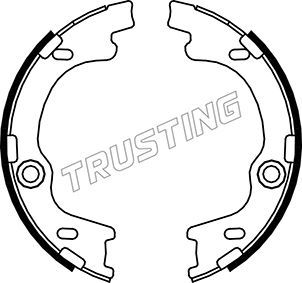 Комплект тормозных колодок, стояночная тормозная система TRUSTING 046221