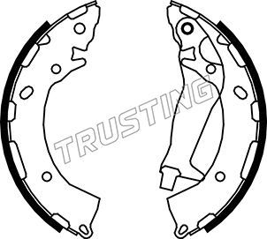 Комплект тормозных колодок TRUSTING 046225