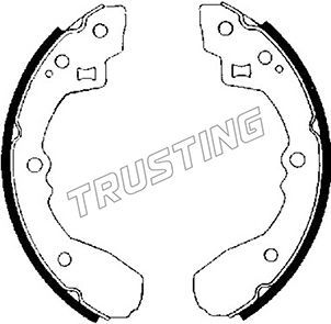 Комплект тормозных колодок TRUSTING 049122