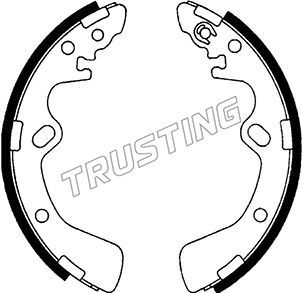 Комплект тормозных колодок TRUSTING 049136