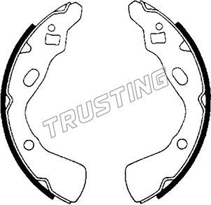 Комплект тормозных колодок TRUSTING 049140