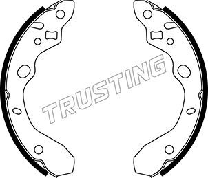 Комплект тормозных колодок TRUSTING 049148