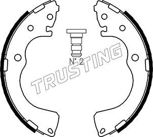 Комплект тормозных колодок TRUSTING 049152