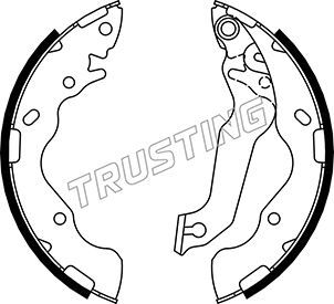 Комплект тормозных колодок TRUSTING 049168