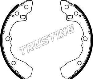 Комплект тормозных колодок TRUSTING 049170