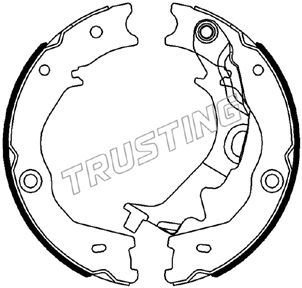 Комплект тормозных колодок, стояночная тормозная система TRUSTING 049173
