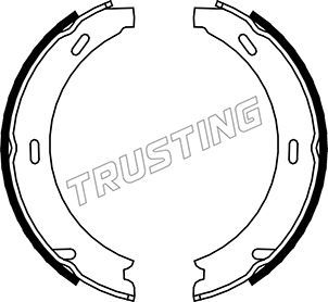 Комплект тормозных колодок, стояночная тормозная система TRUSTING 052117