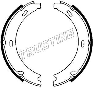 Комплект тормозных колодок, стояночная тормозная система TRUSTING 052121