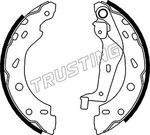 Комплект тормозных колодок TRUSTING 052124
