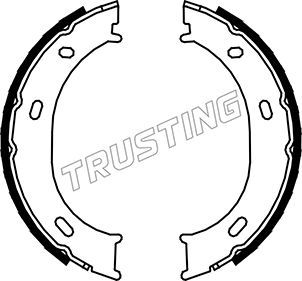 Комплект тормозных колодок, стояночная тормозная система TRUSTING 052126