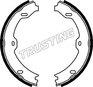 Комплект тормозных колодок, стояночная тормозная система TRUSTING 052130