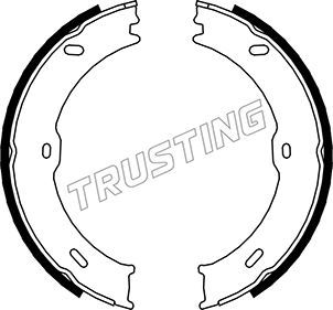 Комплект тормозных колодок, стояночная тормозная система TRUSTING 052133