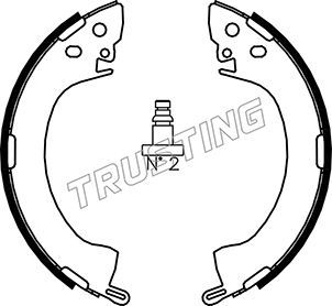 Комплект тормозных колодок TRUSTING 064154