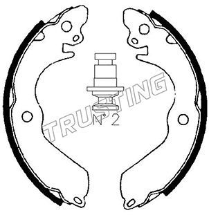 Комплект тормозных колодок TRUSTING 064168