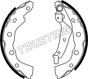 Комплект тормозных колодок TRUSTING 064170