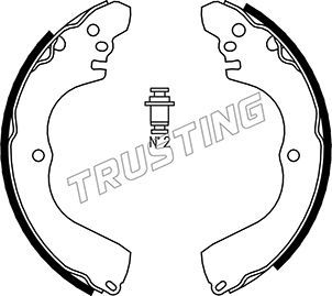 Комплект тормозных колодок TRUSTING 064172