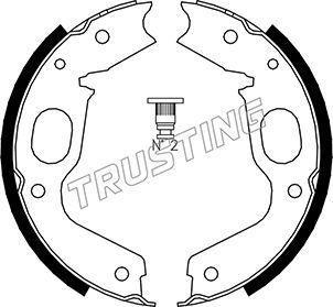 Комплект тормозных колодок, стояночная тормозная система TRUSTING 064176