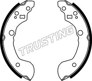 Комплект тормозных колодок TRUSTING 067187