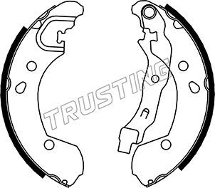 Комплект тормозных колодок TRUSTING 067192